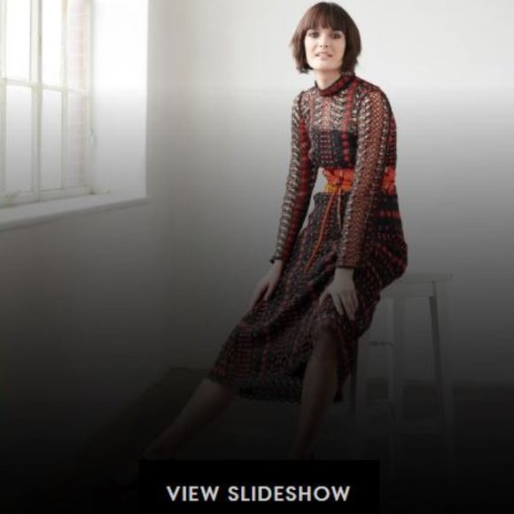 TEMPERLEY LONDON BAMBOO RUNWAY DRESS - Picture 8 of 10